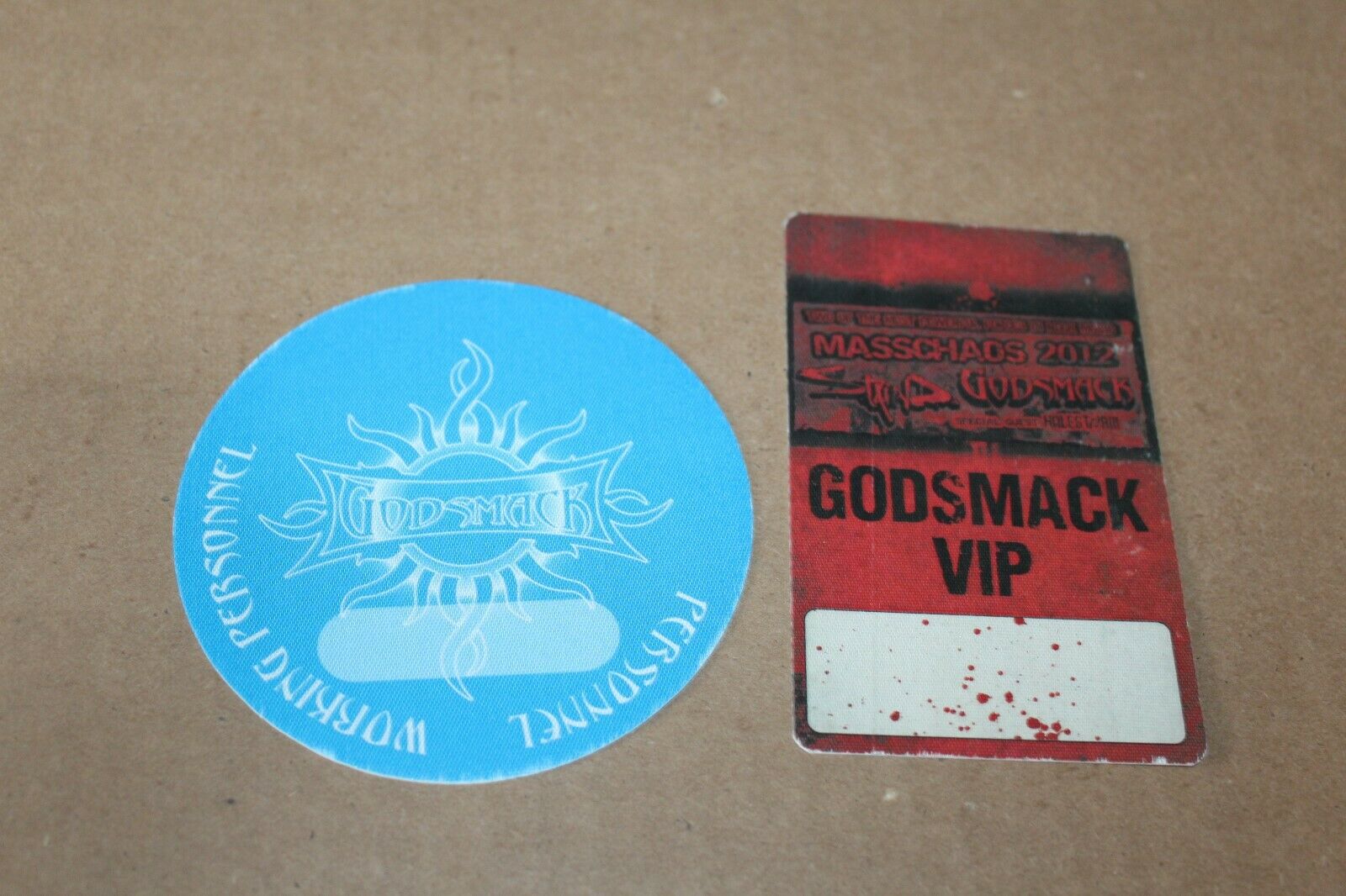 Godsmack -  2 X Backstage Pass - Lot # 7 - Free Shipping -