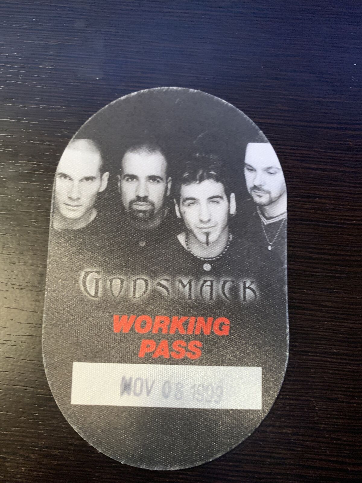 Godsmack 1999  Working Crew  Pass Nov 8 1999