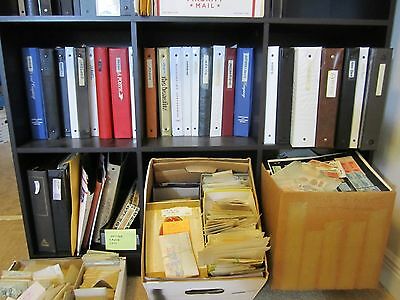 Million's Of Worldwide  From Estate,stamps From Albums,dealer Cards ,many Sets