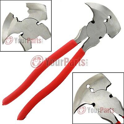 Fence Pliers 10" Inch Multi Purpose Wire Cutter Fencing Hammer Tool Mit 93566