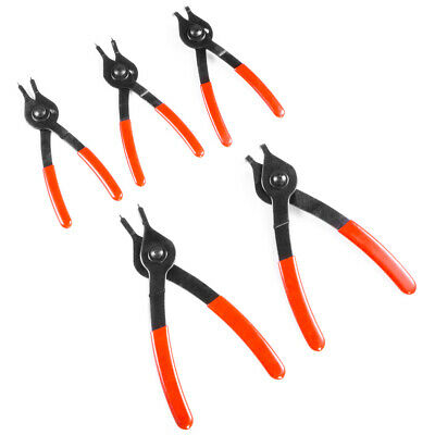 5-pieces Snap Ring Plier Set Internal External Circlip Retaining Pliers Tool